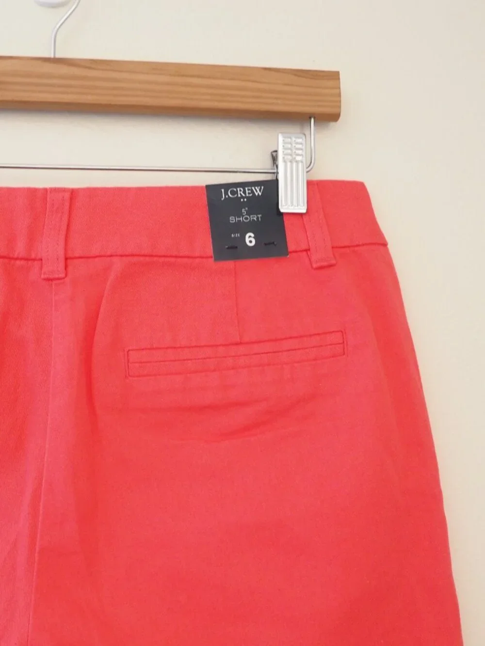 NWT J. Crew 5” Classic Chino Shorts sz 6